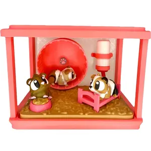 Guinea Pig Play Set with Guinea Pig Figurines