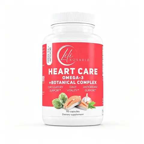 LILI ROSARIO OMEGA 3 COMPLEX | HEART SUPPORT FORMULA | 1500 MG | 90 CAPSULES