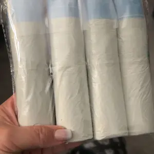 60pcs Drawstring Trash Bags, Sturdy Trash Bags, Small Garbage Bags for Office, Bedroom, Bathroom, 4 Gallon Bin Liners, Waste Bags, Avoid Dirty Hands