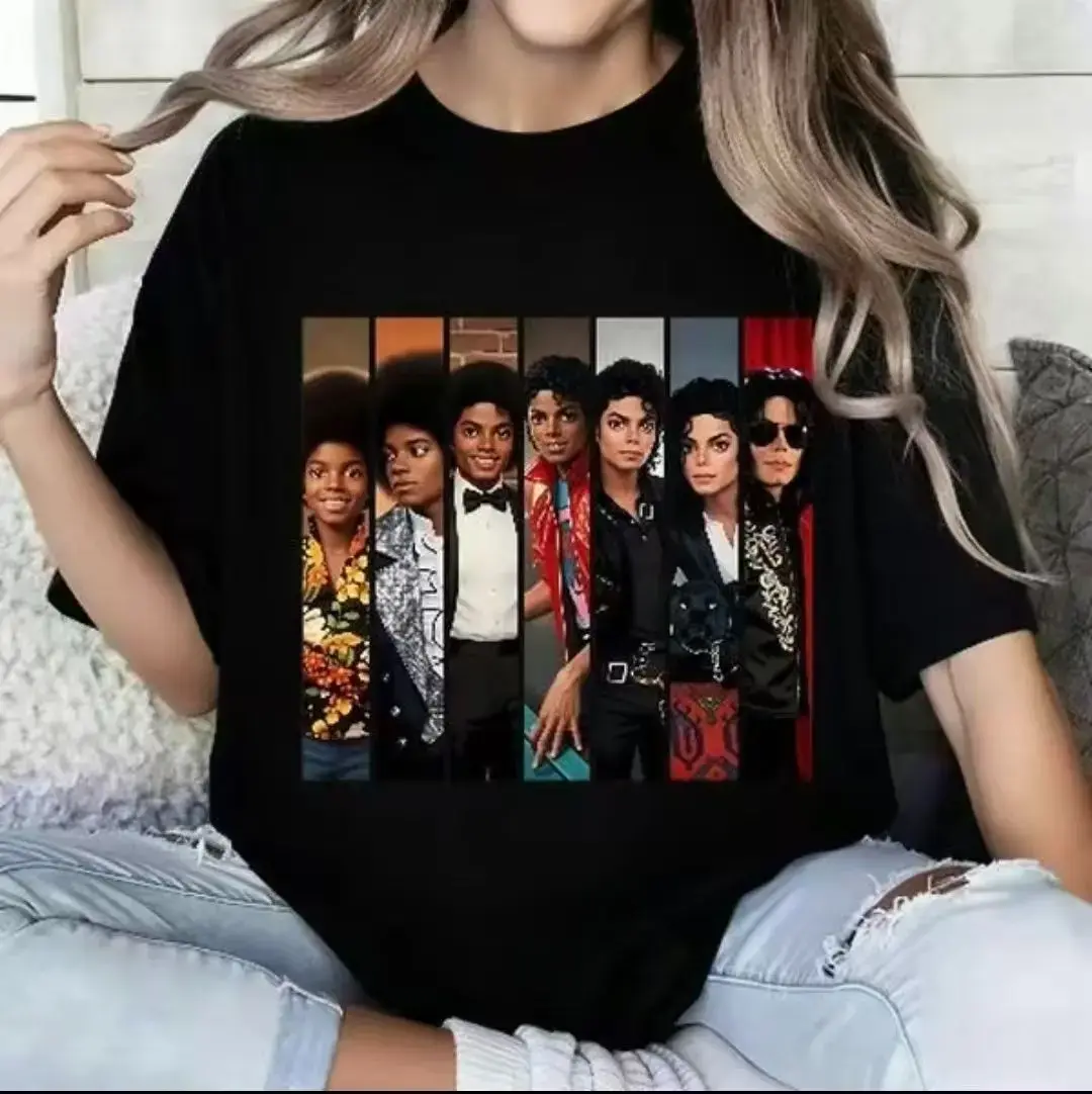MJ Glove Graphic-Shirt Vintage 90s tee – Iconic King of Pop History Graphic Tee,MJ Career Timeline Top