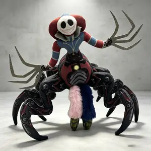 Poppy Playtime Complete Character Plush - Soft Horror Game Stuffed Dolls Featuring The Prototype, Lily, Lovebraids, Giblet - Collectible Merch Gift for Game Fans (Birthdays, Holidays)