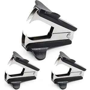 3 Pcs Staple Removers Staple Puller Remover Tool for Office School Home Black