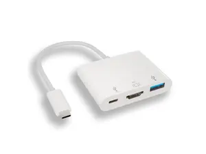 USB 3.1 Type C to USB 3.0 Type A / HDMI / Type C Adapter, USB PD 100W