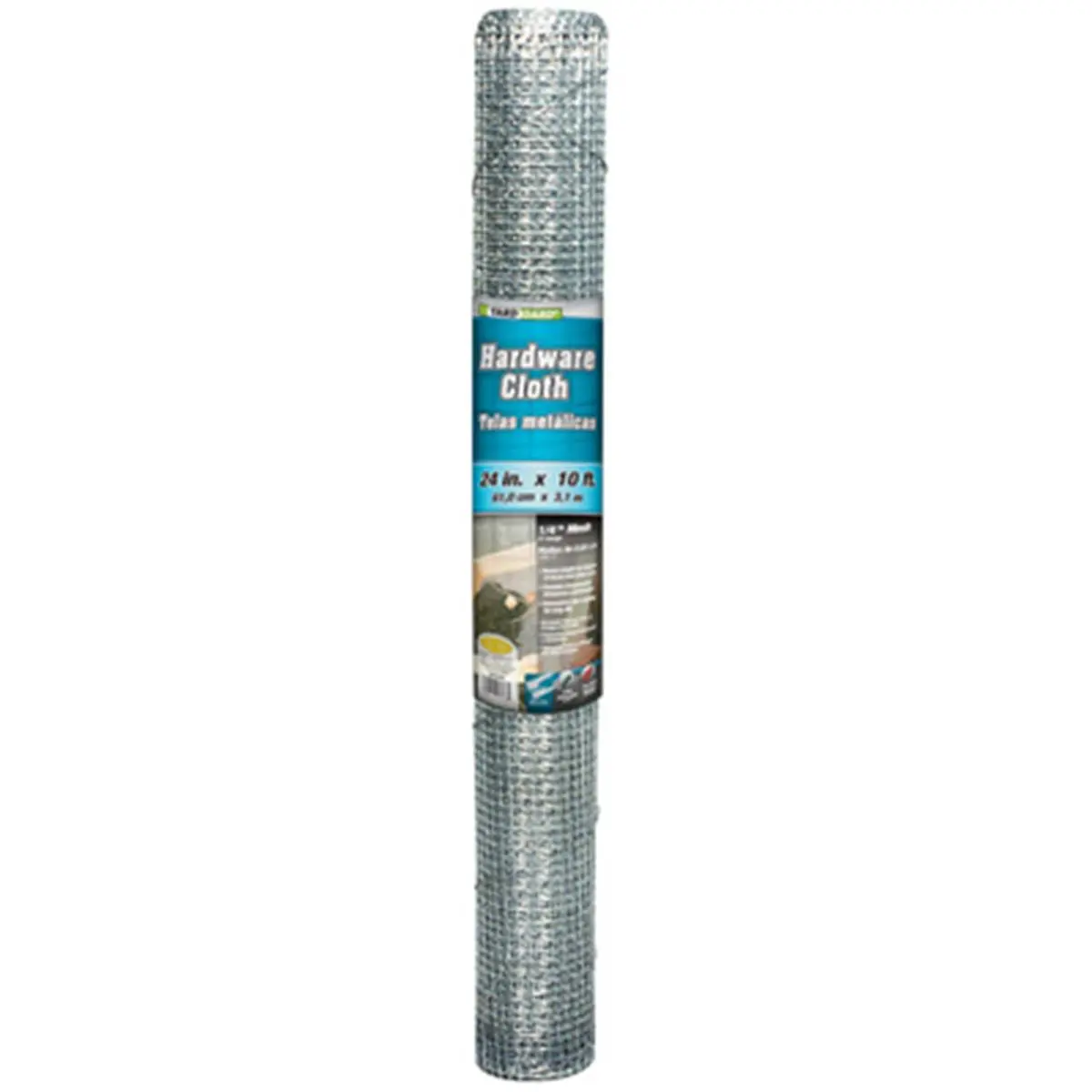 212 MAIN 0.25 in. Mesh Hardware Cloth, 24x10ft Single Roll, Midwest 308235B, Mosquito Net Compatible Textile, Specified Mesh Size