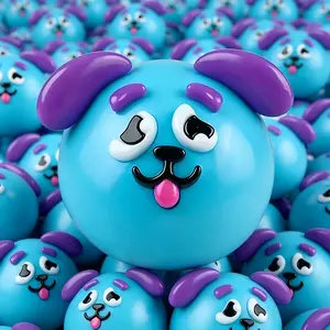 LittleJoy Haven Maltose Squishy Toys, Mix & Match Dog Face Changing Soft Moldable Sensory Fidget Toy, Cute Animal Squeeze Toy for Stress & Anxiety Relief, Kids & Adults Desk Gadgets, Birthday Party Favors, Classroom Rewards, Edge Control Squishy