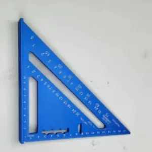 Precision Aluminum Angle Square, Triangle Woodworking Ruler, Sawtooth Edge, DIY, Home Decor, Measurement Tool, Lightweight, Angle Finder, Measuring Tool, Measuring Instrument