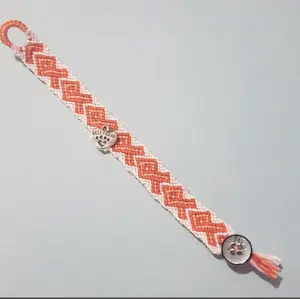 Handmade Friendship Bracelet – Best Friend Charm – Woven Bracelet