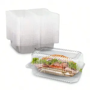 Disposable Plastic Food Grade Clear Pastry Box, Thick PET  Bakery Container, Odorless High Transparency cake Box for Cookies Muffins – For Café Dessert Shop Home Baker Restaurant Use