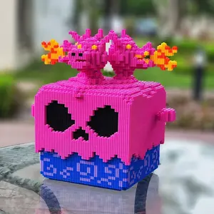 Venom Blox Fruits Super Devil Fruit Assembly Model Building Kits - Fruits Building Blocks Series - Small Particle Ornaments for Creative Assembly and Decoration