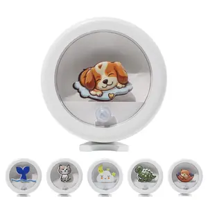 BHOTL Rechargeable Night Light with Six Cartoon Patterns LED Plug-in Dusk-to-Dawn Sensor for Kids Bedrooms Bathrooms Kitchens Hallways Stairs Cute Puppy Bear Cloud Dinosaur Cat Whale