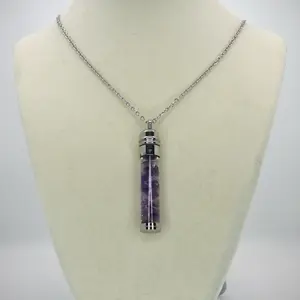Amethyst Moon Water Necklace