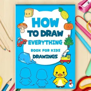 A step-by-step painting guide for art enthusiasts, this educational book includes painting supplies and activities, aiming to enhance creativity and fine motor skills, Tracing coloring books