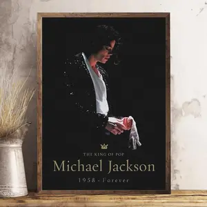 Michael Jackson Tribute Poster Pop Legend Wall Art Music Print Decor ( Unframed - Print Only )