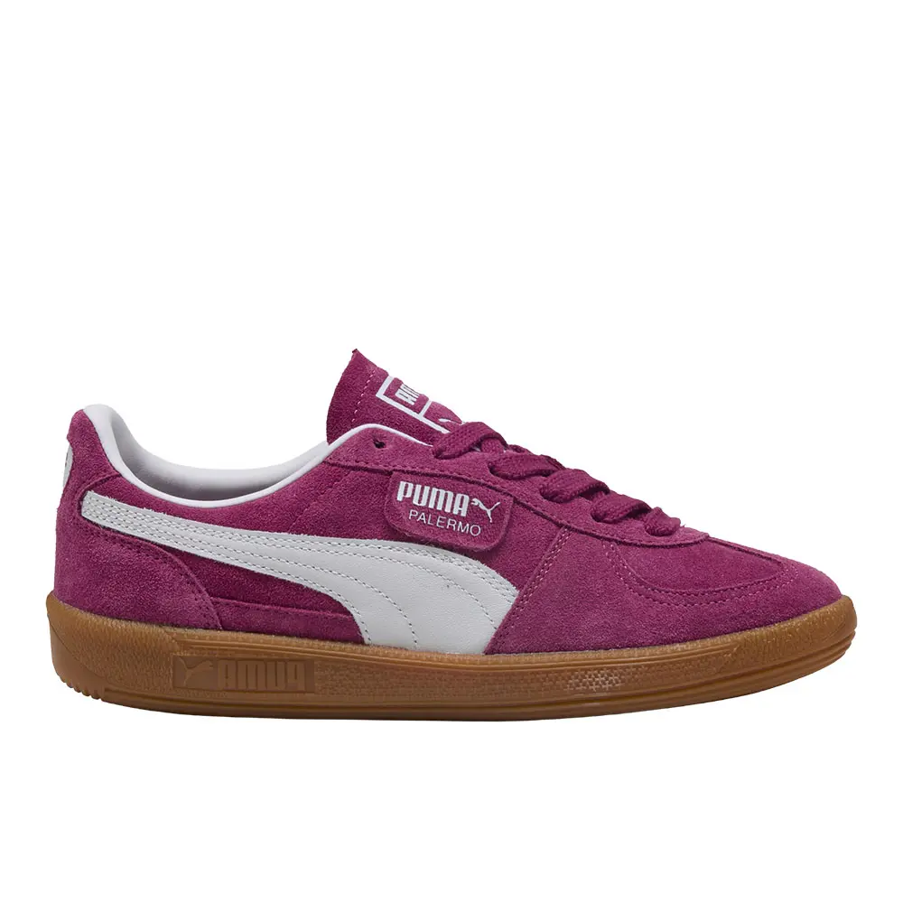 PUMA Womens Palermo Lace Up Sneakers Shoes Casual - Pink