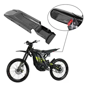 Generic Water Transfer Inner Plate for Surron Electric Dirt Bike,Suron Imitation Carbon Fiber Rear Fender Underseat Mudguard for Surron Light Bee X/S/X160/X260