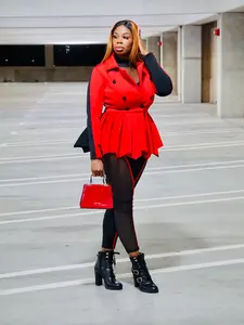 Winter Bae Peplum Coat