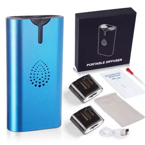 LIKEPAI Scentiment Diffuser Air Must-Have Mini Air Freshener with 3 Oil Tanks Long Lasting Fragrance Aromatherapy Diffusers Home Blue Scent Set Portable Christmas Gift