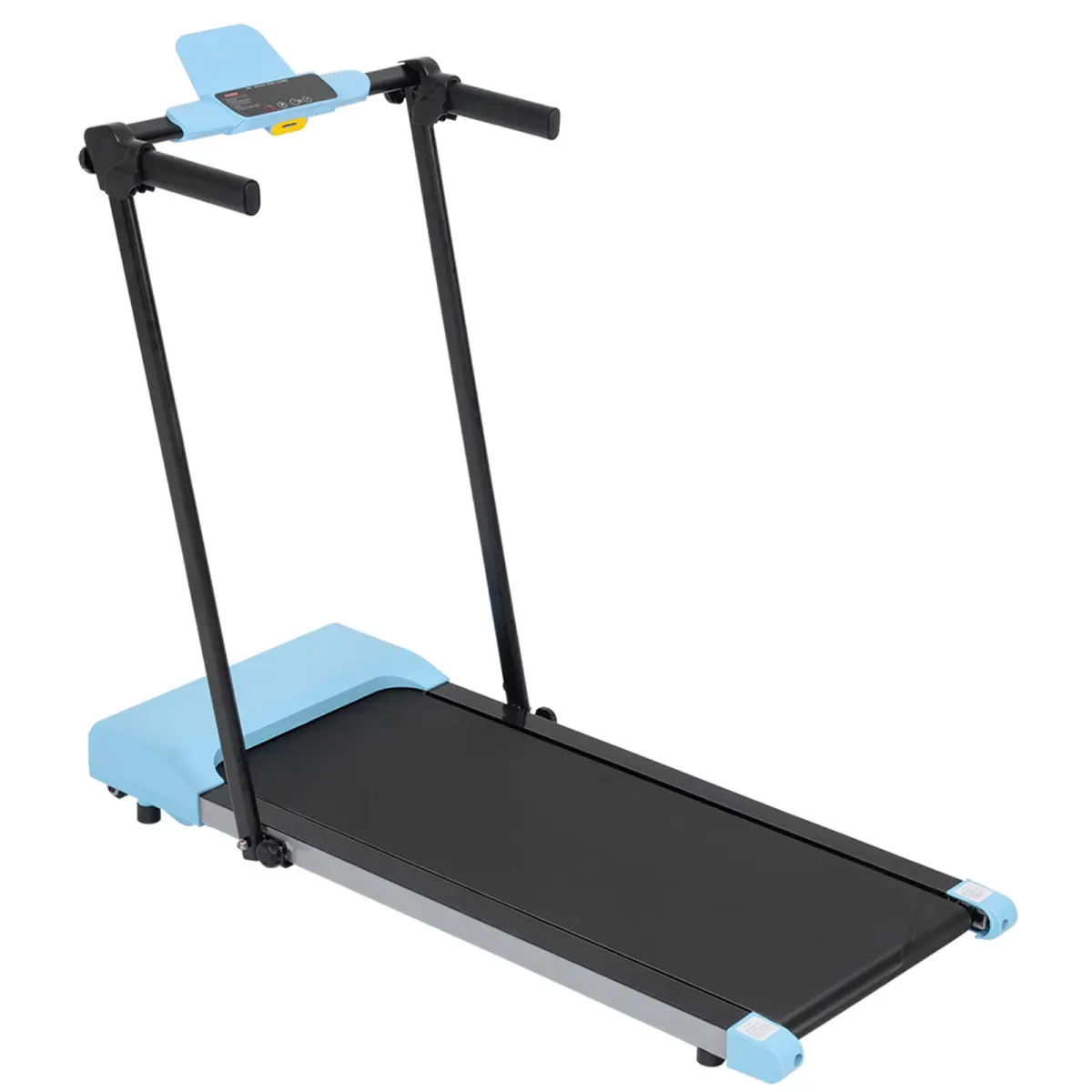 Sturdy Folding Treadmill with LED Display Screen for Home & Office Cardio, Portable Design with Bar Attachment and Adjustable Speed up to 7.5 MPH, Cardio At Home