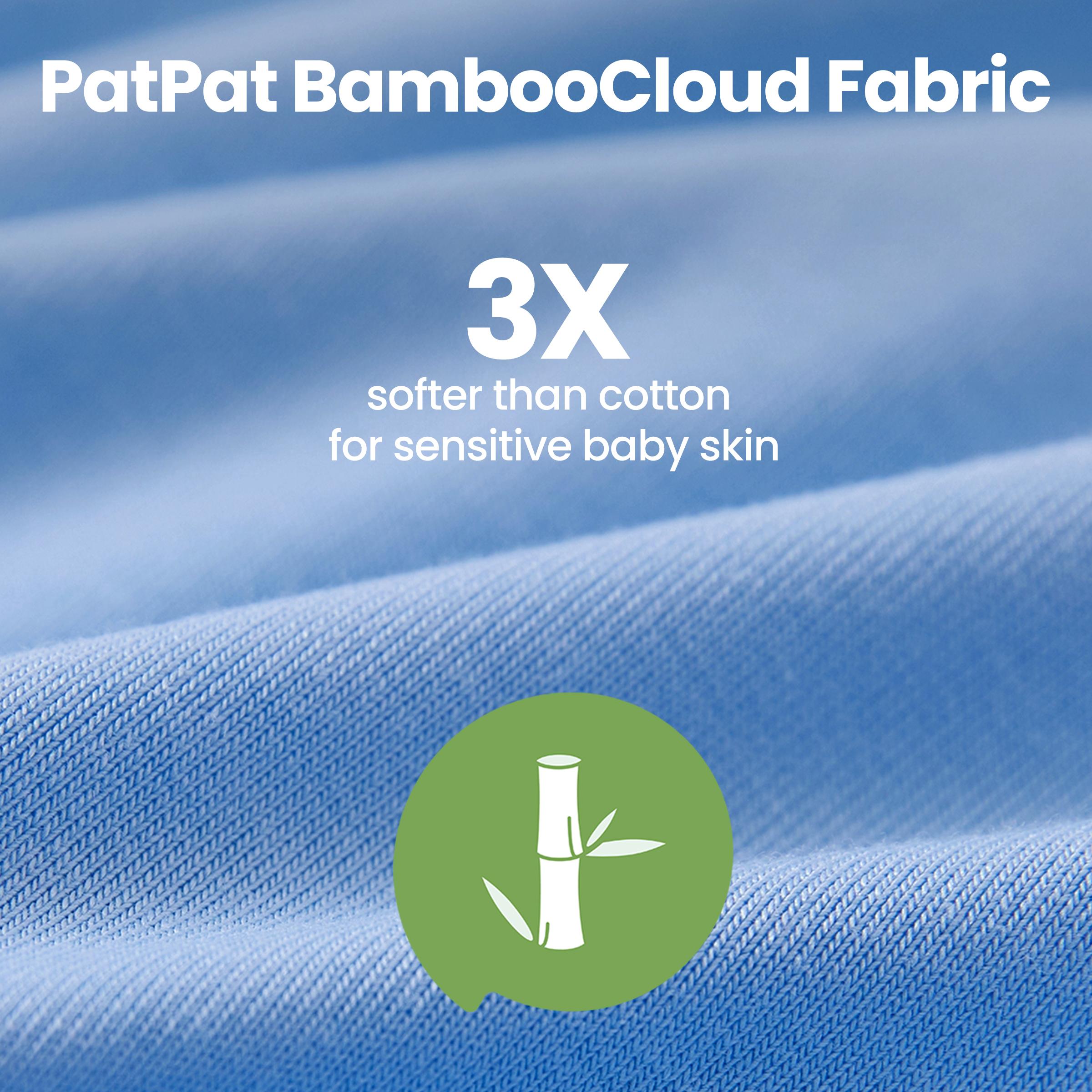 PATPAT Baby Footie Romper, Viscose from Bamboo, Long Sleeve, 2-Way Zipper, Fold-Over Mittens, Cuffs & Anti-Slip Grips Toddler Outfit Baby Clothing,SprIngGIowUp ,RefreshedLook PATPAT Baby Footie Romper, Viscose from Bamboo, Long Sleeve, 2-Way Zipper, Fold-Over Mittens, Cuffs & Anti-Slip Grips Toddler Outfit Baby Clothing,SprIngGIowUp ,RefreshedLook