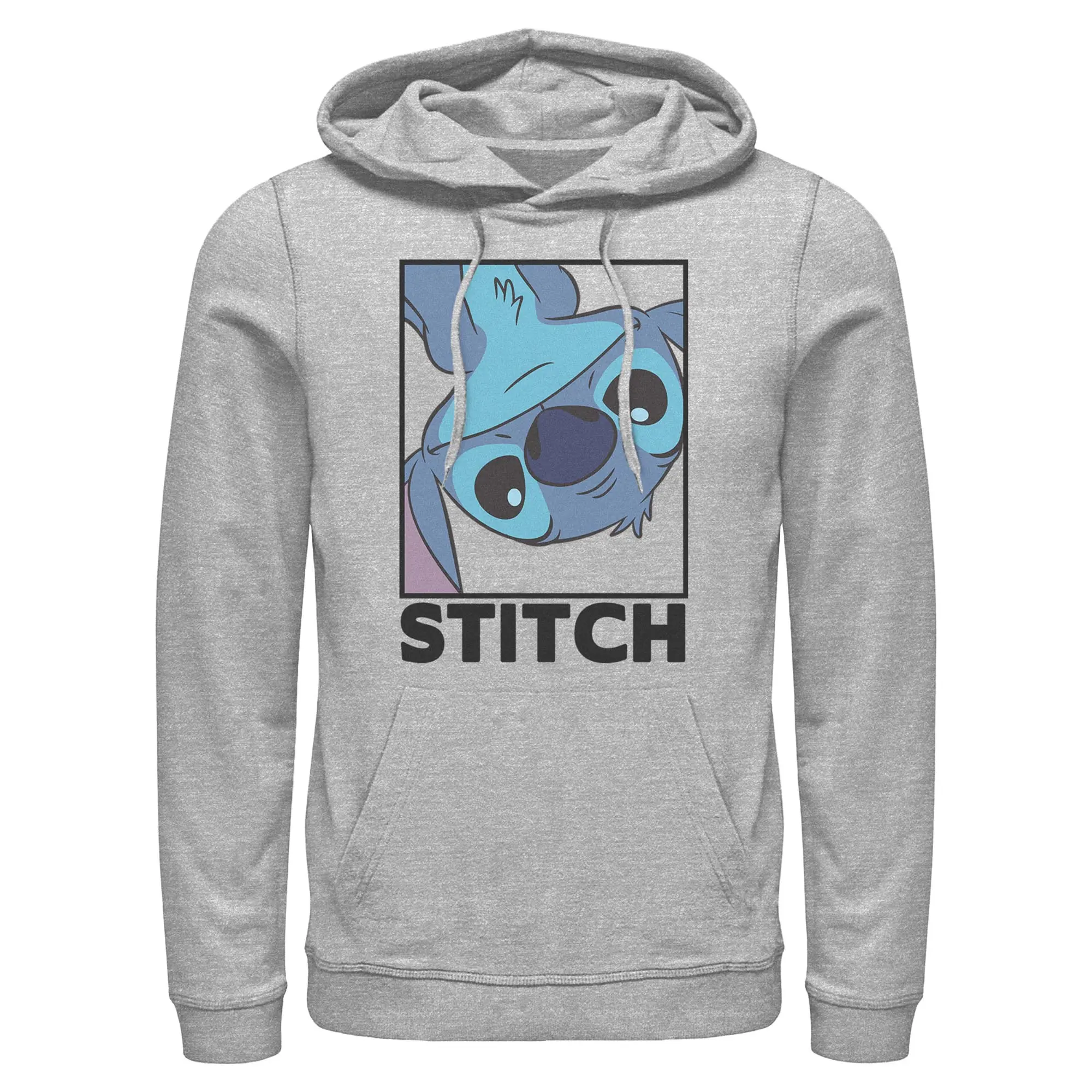 Mens Lilo & Stitch Peekaboo Stitch Portrait Lightweight Hoodie