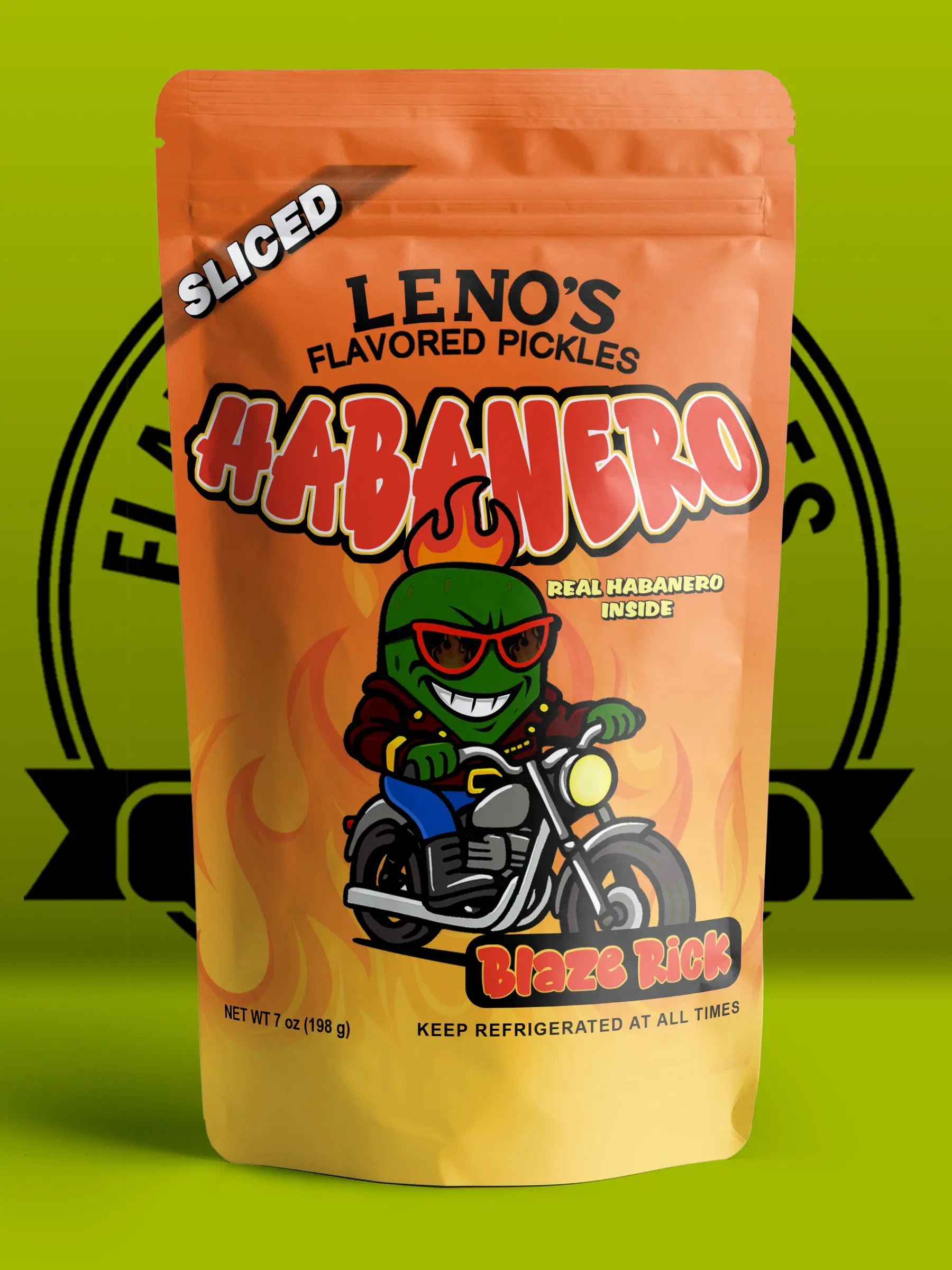 Habanero Spicy Flavored Pickles – Hot, Tangy & Crunchy Snack