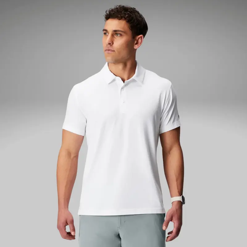 Fabletics Men's The 24-7 Polo - Breathable and Soft Cotton Fabric shirts  men