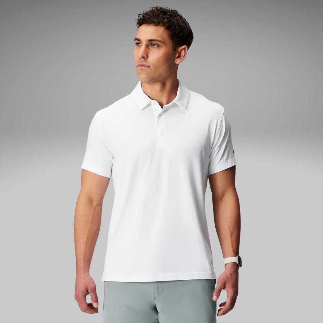 Fabletics Men's The 24-7 Polo - Breathable and Soft Cotton Fabric shirts  men