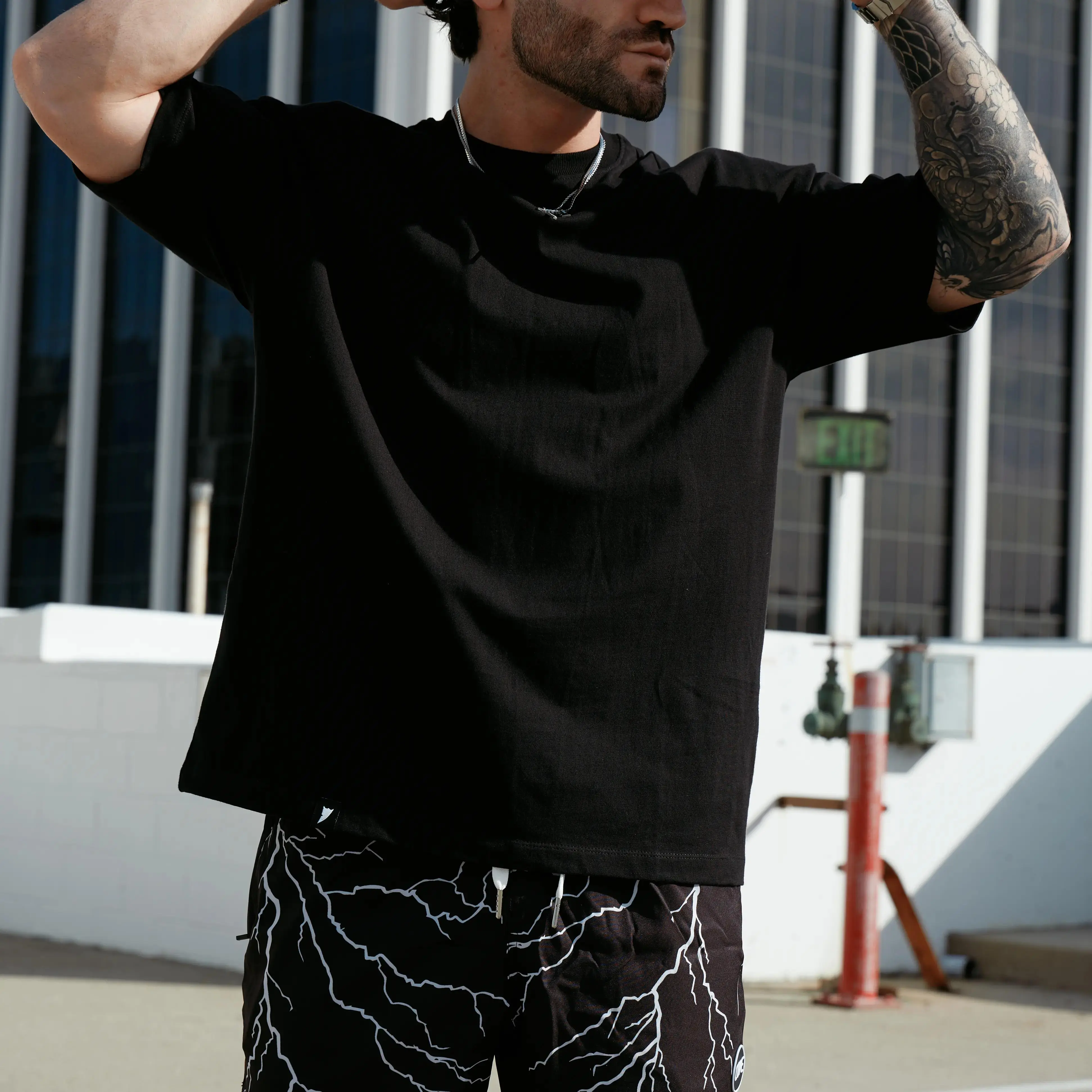 Cove | Drop Shoulder Oversized Tee Menswear Tops