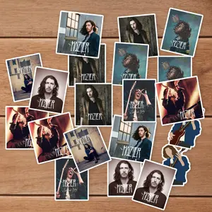 Stickers Pack 20 Pcs Hozier Aesthetic Live Water Bumper Colorful Laptop Bike Bottle Waterproof Vinyl Skateboard Guitar Luggage Car