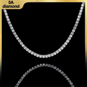 Holylegend Tennis Chain Luxury Sparkling Diamond Necklace 3mm Width – Mother’s Day Gift, Exquisite Craftsmanship, Versatile And Elegant, Radiant, Durable, And A Perfect Gift.