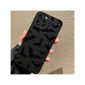 Full Screen Cool Little Bat Black Eye Mobile Phone Case Suitable For IPhone15 14 13 12 11 X Xs Xr Xsmax 7 8 7P 8P Pro Max Plus Models Full Protection Shell