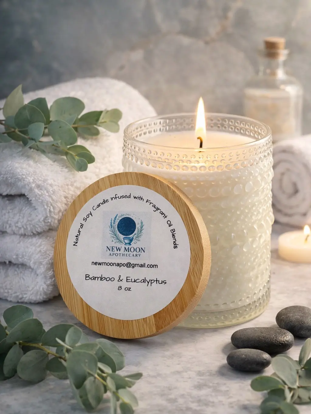 Bamboo & Eucalyptus Luxury Candle