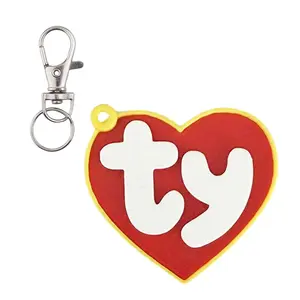 Dog Tag for Ty Beanie Baby Keychain, Durable Pet Identification Tag, Personalized Heart Tag, Easy-To-Use Accessory for Pets, Perfect Gift for Animal Lovers