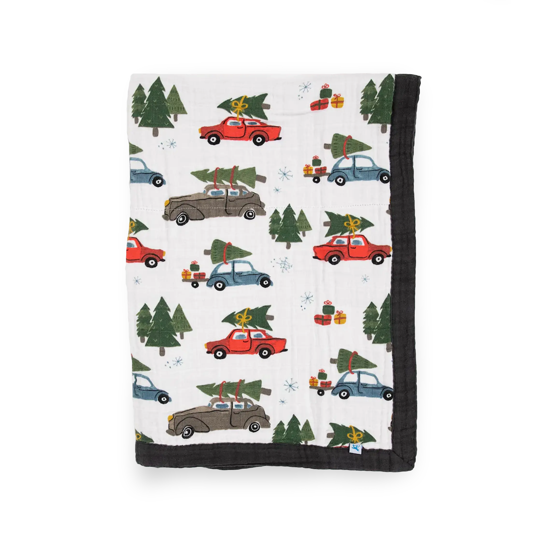 Cotton Muslin Baby Quilt - Kid Bedding, Holiday Edition, Multipurpose Comfy Bedding