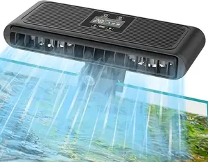 hygger Aquarium Chiller Fan, Auto Temperature Control Aquarium Cooling Fan with Adjustable Temperature and 3 Wind Speed, Quiet Fish Tank Cooler