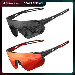 KINGEVEN Polarized Cycling Sunglasses UV400 Protection Mens Women Mountain Ebikes For Adults Bike Sports Goggles  accessories men 920-C Shades Outdoor