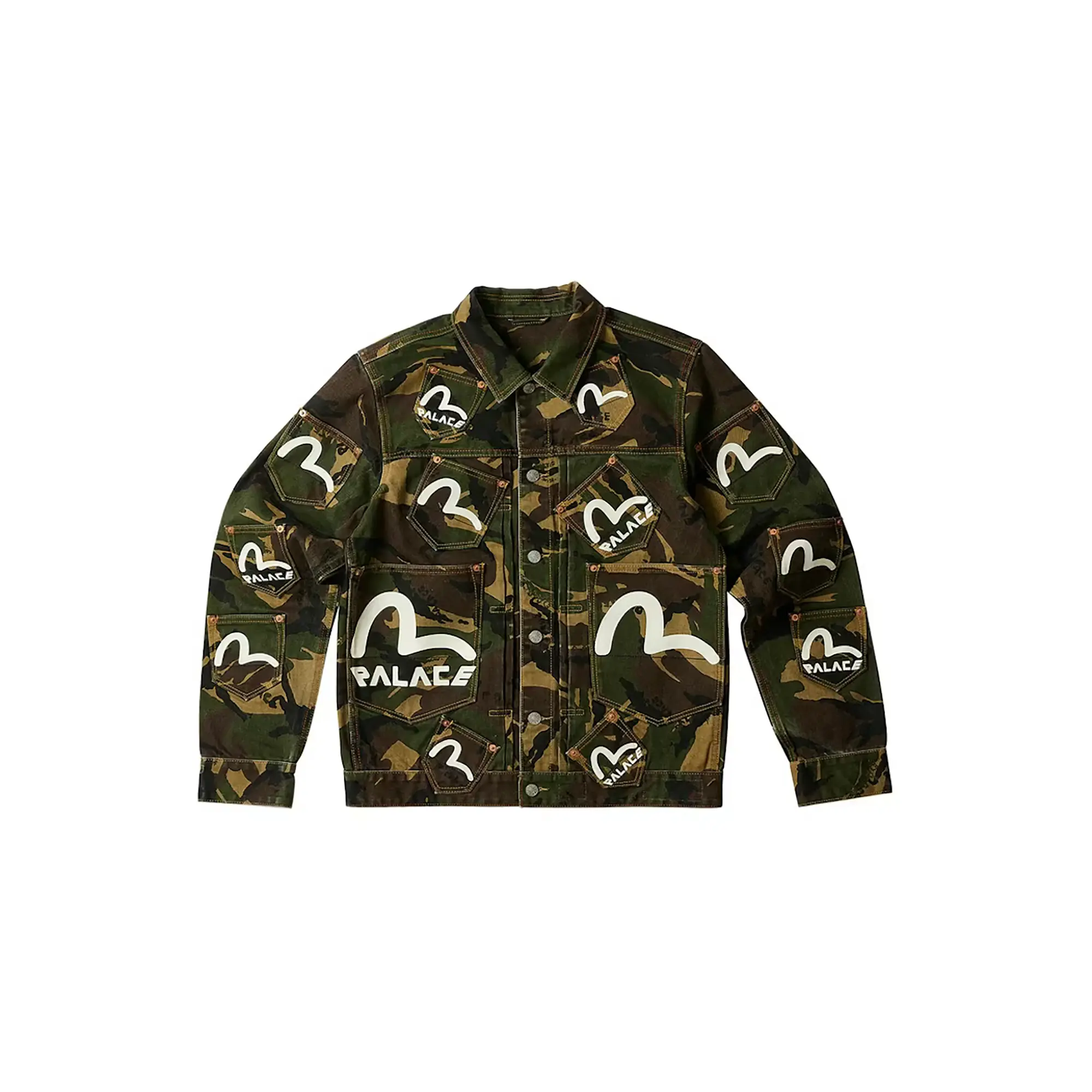 Evisu Type One Denim Jacket "Camo" p0101