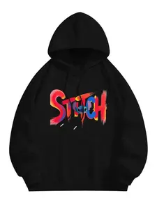 Disney Iconic Stitch Hoodie Classic Design with Front Pocket & Hood for Casual Wear Soft Comfortable Material Ideal for Fans