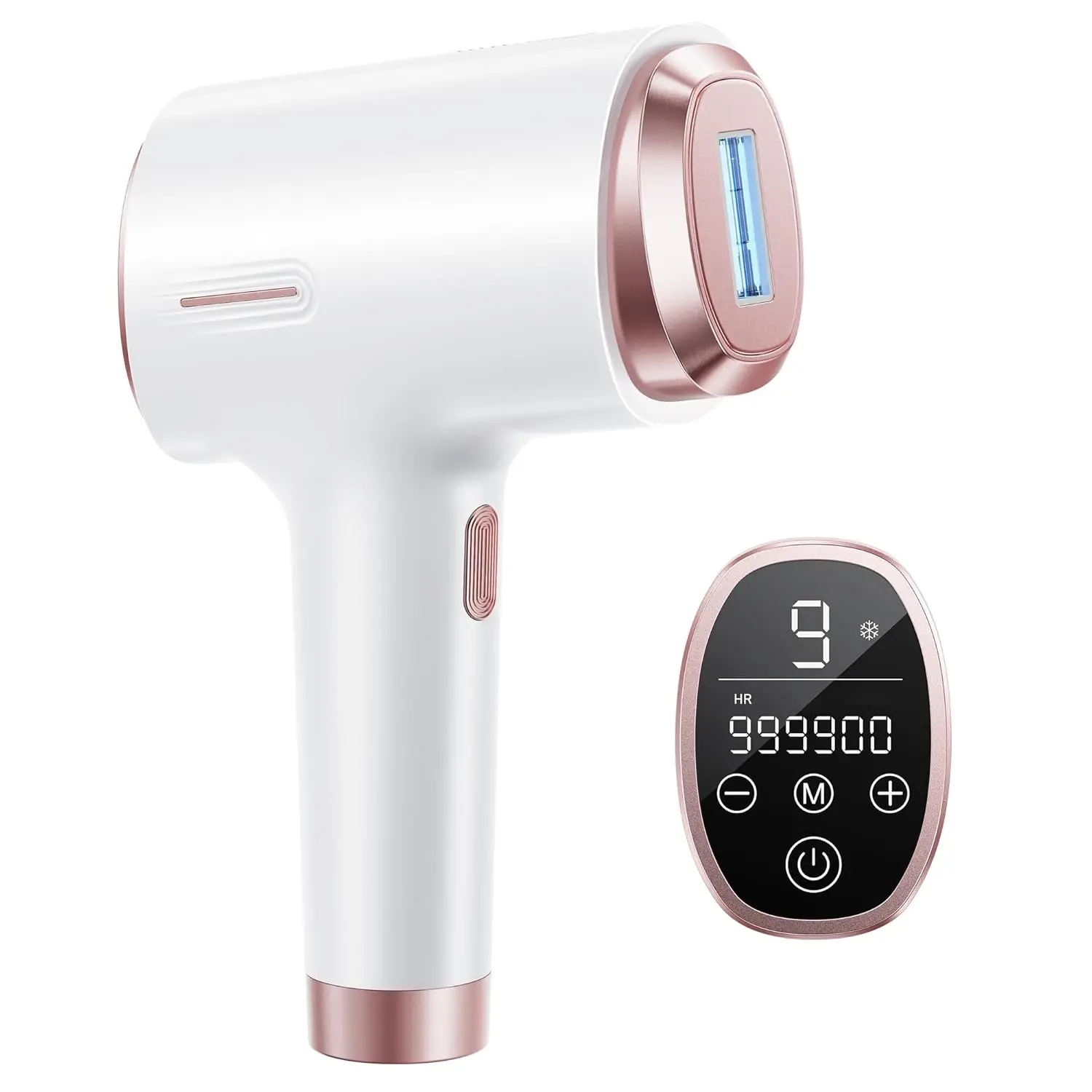 Ubroo IPL Laser Hair Removal Device, 21J Energy, 96% Hair Reduction, 41°F Ice Cooling for Women & Men, Face Bikini Underarm, Safe & Painless, At-Home Professional Results