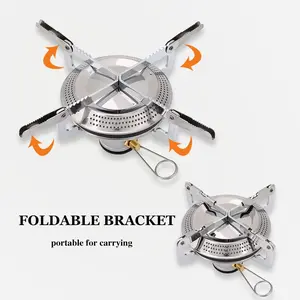 Outdoor Propane Gas Stove Portable BBQ Camping Hiking Picnic Burner Cookware