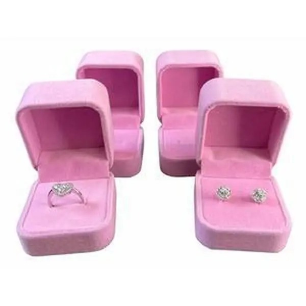 YEEYAYA 4pcs Ring box box storage box jewelry box Necklace box Ear studs box