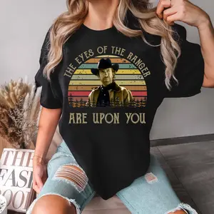 RIP Chuck Norris Unisex Tee, Vintage Walker Texas Ranger Shirt Chuck Norris, Western Series Cowboy