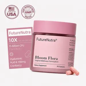 FutureNutra - Professional Women's Probiotics | Juicy Feminine Intimate Health, Supports Healthy pH Balance and Fresh Scent, Supports Intimate Comfort , Contains Cranberry, Inulin and Hyaluronic Acid - 1 Cap / Day (30 Capsules)