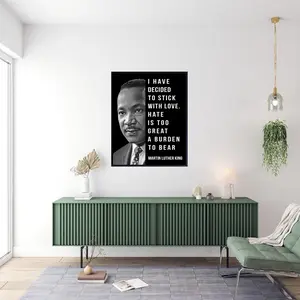 Martin Luther King Quote Print Poster - Inspirational MLK Saying Wall Art Decor Poster - Gift For MLK Day- Gift For Him, Gift For Her