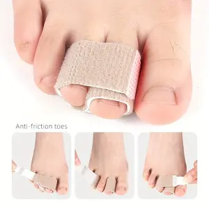 5pcs Adjustable Toe Support Braces, Hammer Toe Splint, Reusable Finger Separator, Fixer for Bent Toes, Comfortable & Durable Design