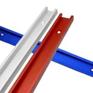 30 type woodworking T-shaped track, aluminum alloy groove, woodworking oblique groove guide groove, T-shaped groove oblique joint track fixture, T-shaped screw fixing groove, DIY modification of inverted woodworking workbench, suitable for table saw, rout