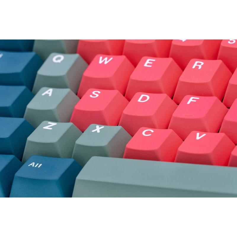 SUIKA Keycaps - Red & Green keys for mechanical keyboard - decor for pc gaming and work from home desk setups - gifts for gamers