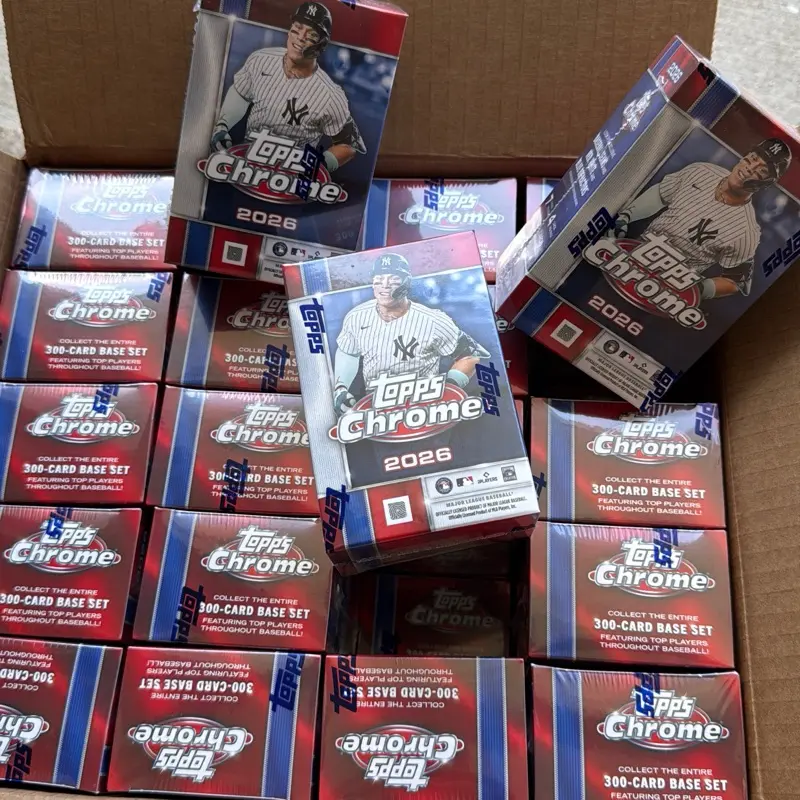 2026 ToppsCHROME Baseball Trading Card Blaster Box