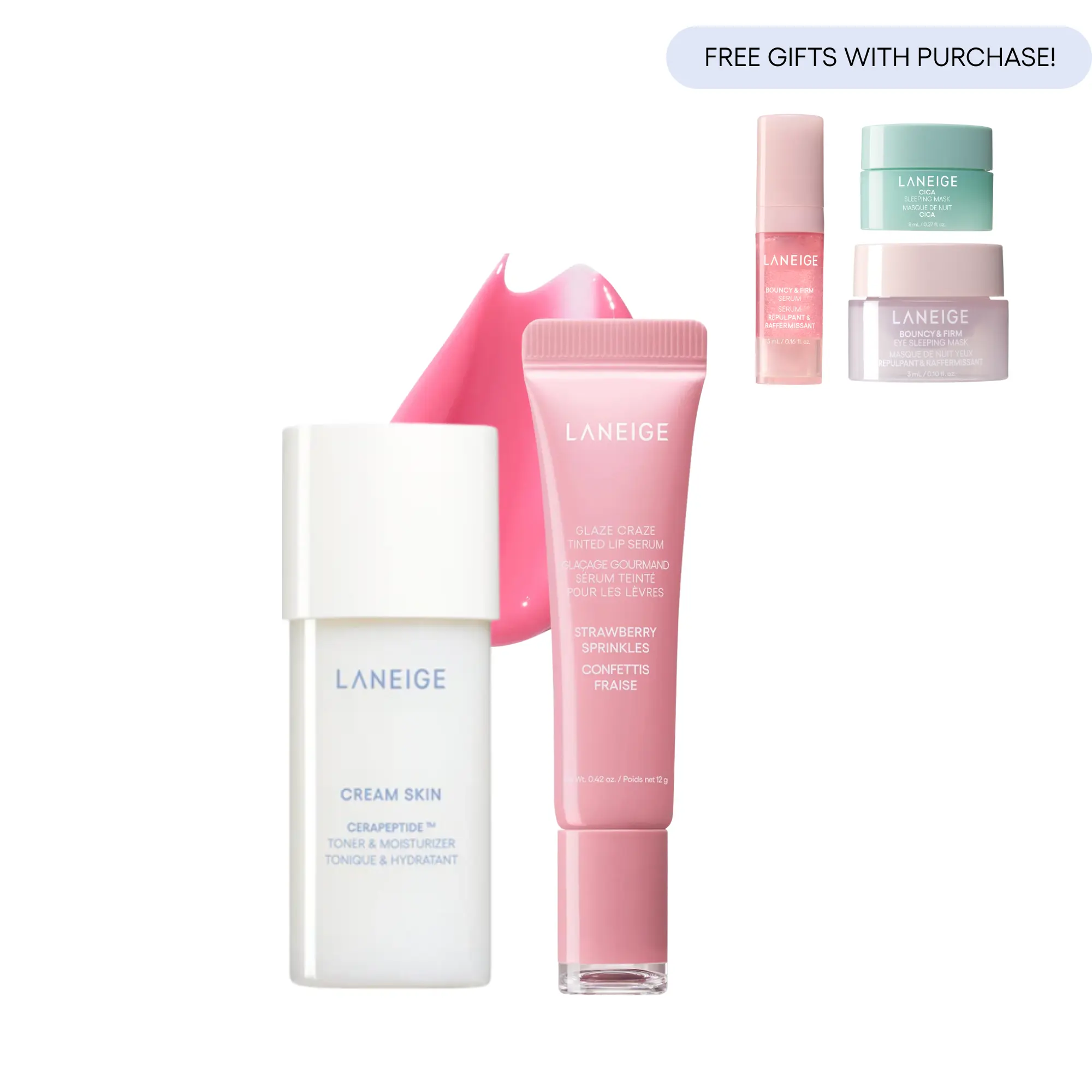 Cream Skin Toner Mist + Strawberry Sprinkles GC 