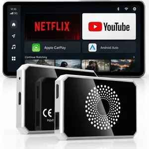 Wireless CarPlay Adapter Android 13 AI Box for Wired CarPlay Cars, CarPlay to Android Auto Box with 4K HDMI, 5G WiFi, Bluetooth 5.0